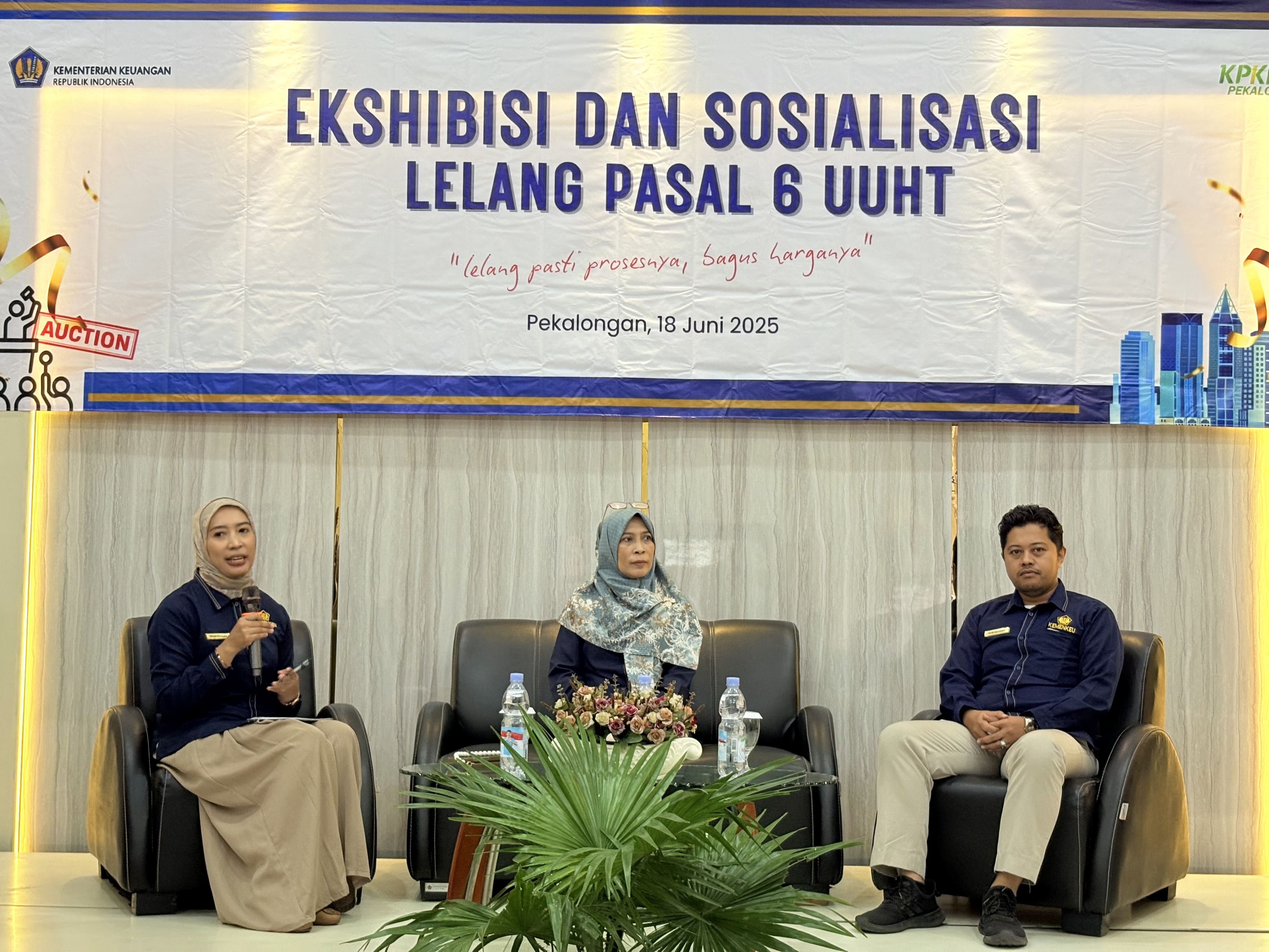 Maksimalkan Layanan Lelang, KPKNL Pekalongan Gelar Ekshibisi dan Sosialiasi Lelang Eksekusi Pasal 6 UUHT
