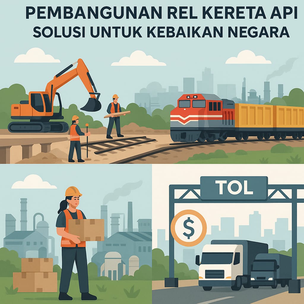 Pembangunan Rel Kereta Api: Solusi untuk Kebaikan Negara