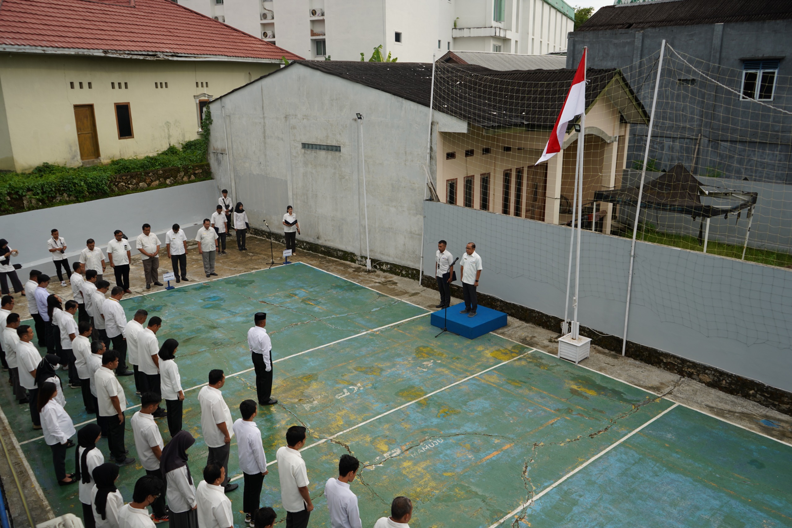 Upacara Peringatan Hari Lahir Pancasila Bersama Kemenkeu Satu Sulbar