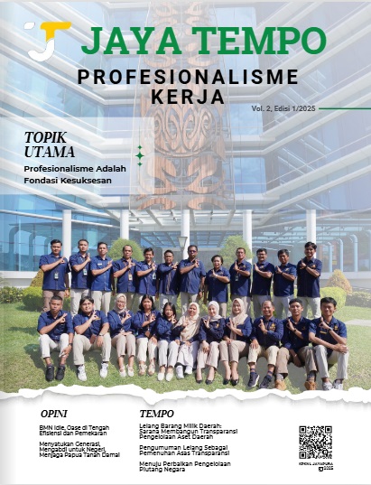 Majalah JAYA TEMPO KPKNL Jayapura Vol.2, Edisi 1 Tahun 2025