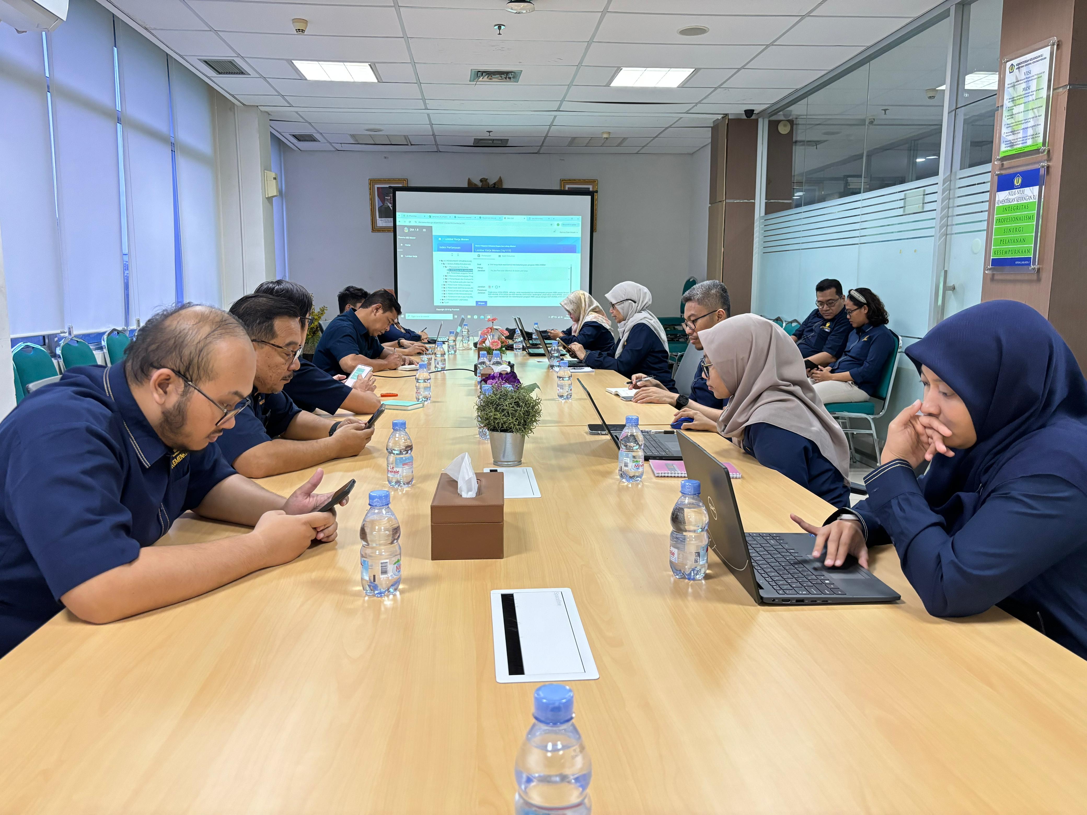 KPKNL Jakarta I Gelar Rapat Pemantauan dan Evaluasi Zona Integritas WBK Tahun 2025