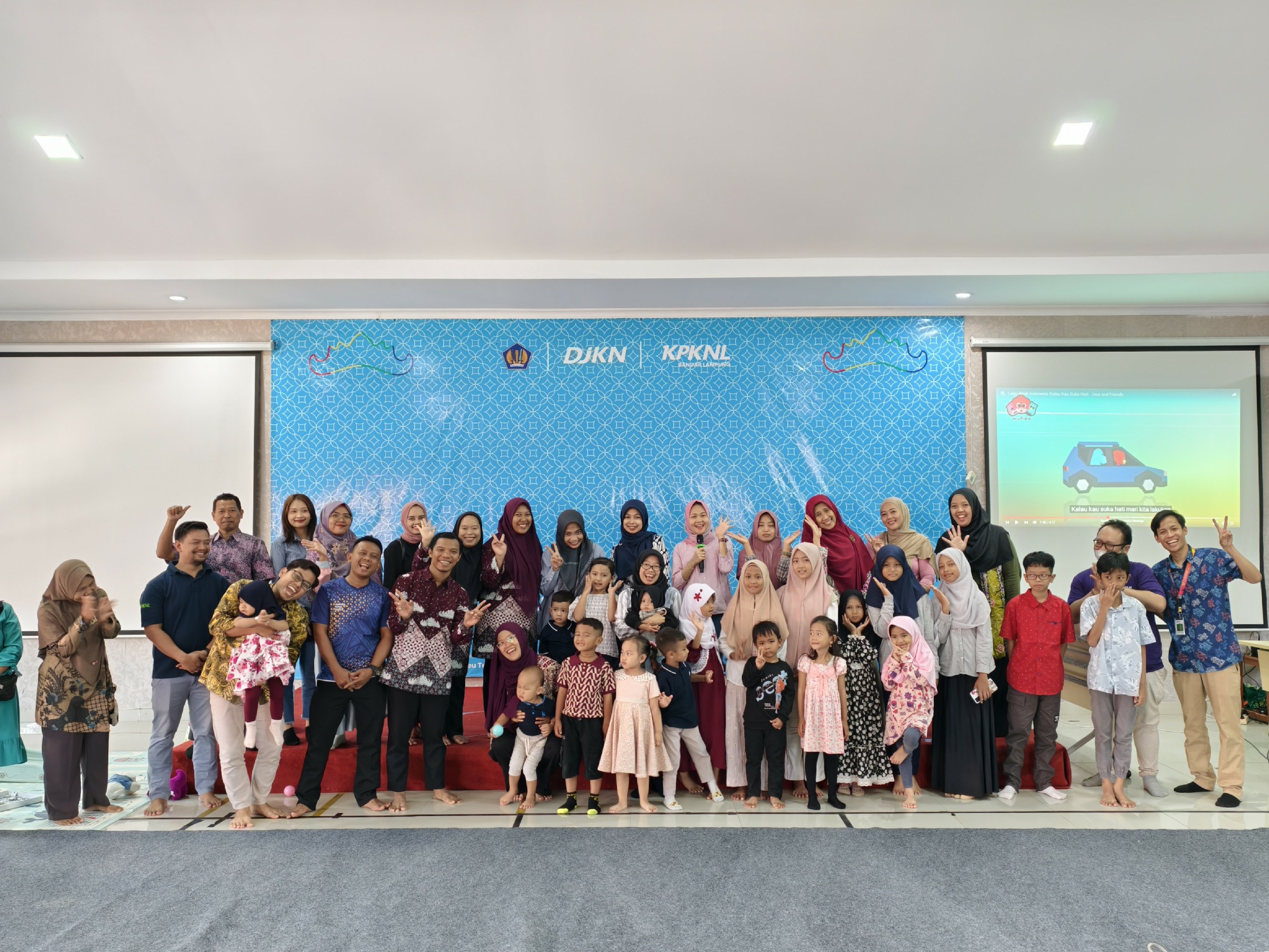 Selenggarakan Kemenkeu Family Day, KPKNL Bandar Lampung Ajak Anak Pegawai Kenali Lingkungan Kantor