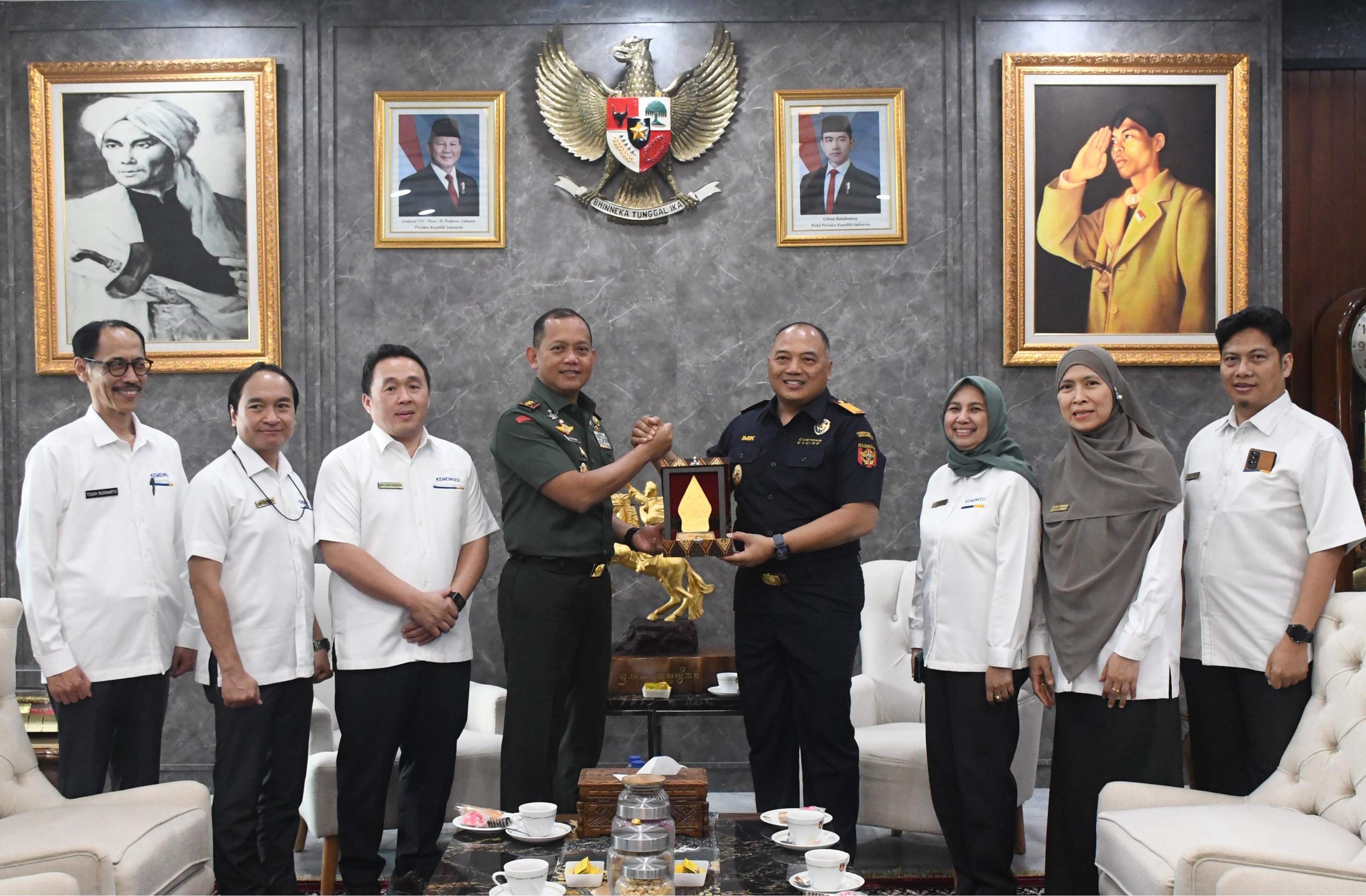 Audiensi Kemenkeu Satu Jawa Tengah dengan Pangdam IV/Diponegoro