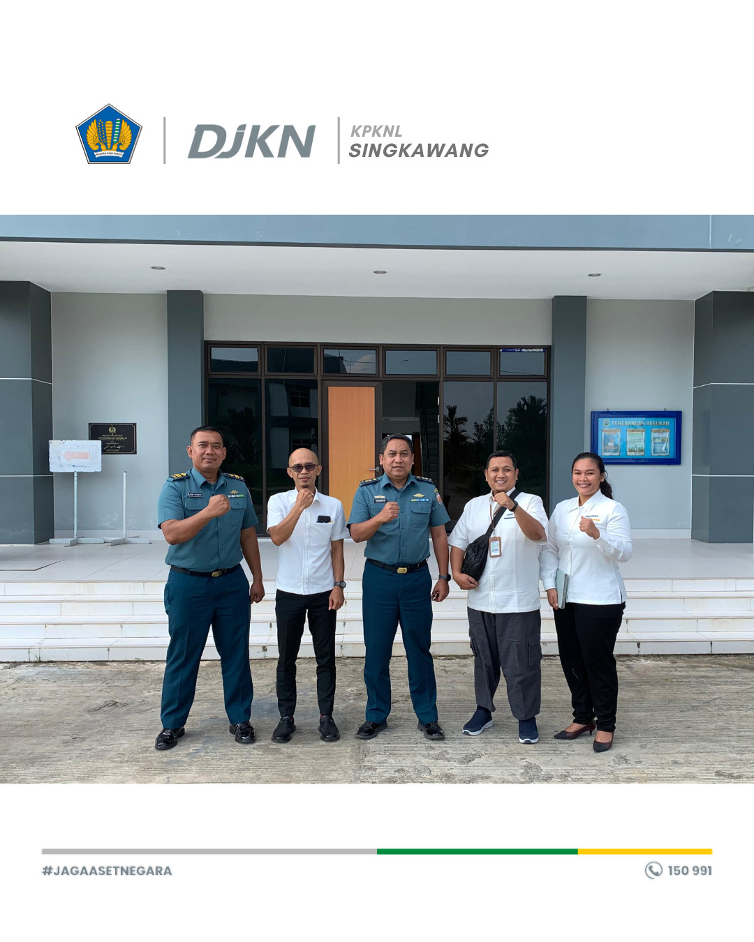 KPKNL Singkawang Lakukan Koordinasi dengan Lantamal XII Pontianak Terkait Pengelolaan BMN