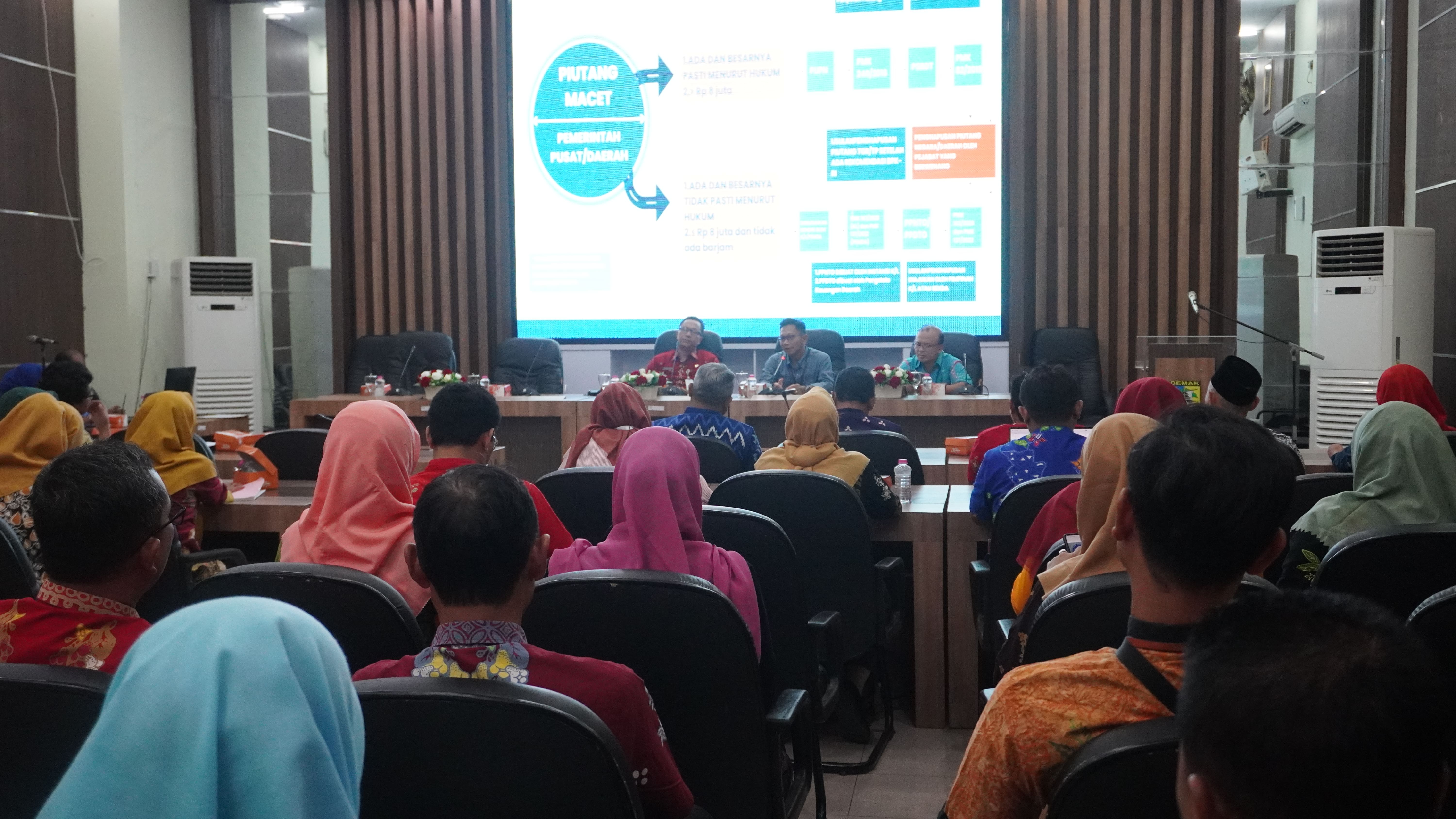 DJKN Gandeng Pemkab Demak Tingkatkan Pemahaman Pengurusan Piutang Negara/Daerah