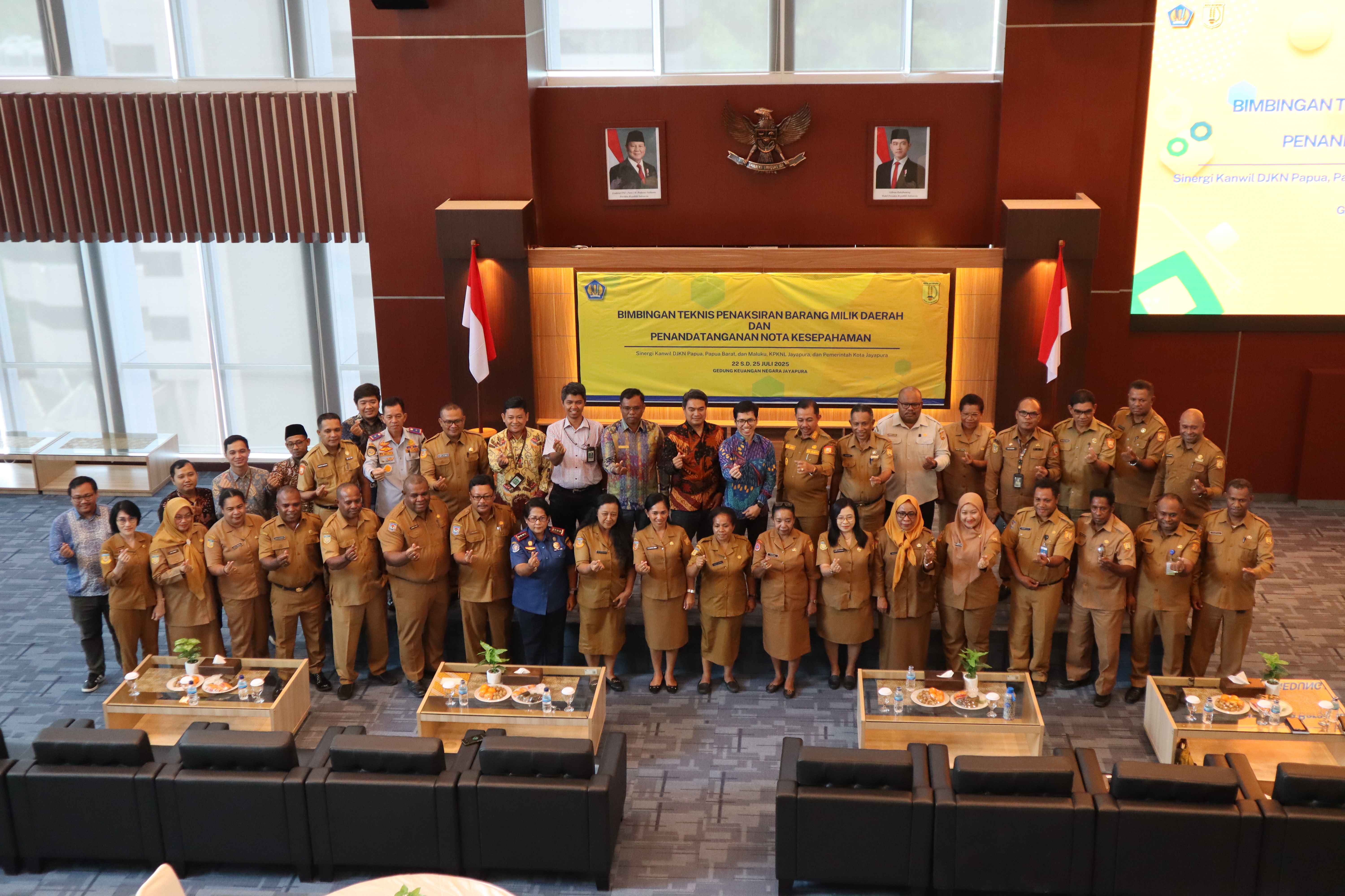 Kanwil DJKN Papua, Papua Barat dan Maluku Gelar Bimbingan Teknis Penaksiran BMD Bersama Pemerintah Kota Jayapura