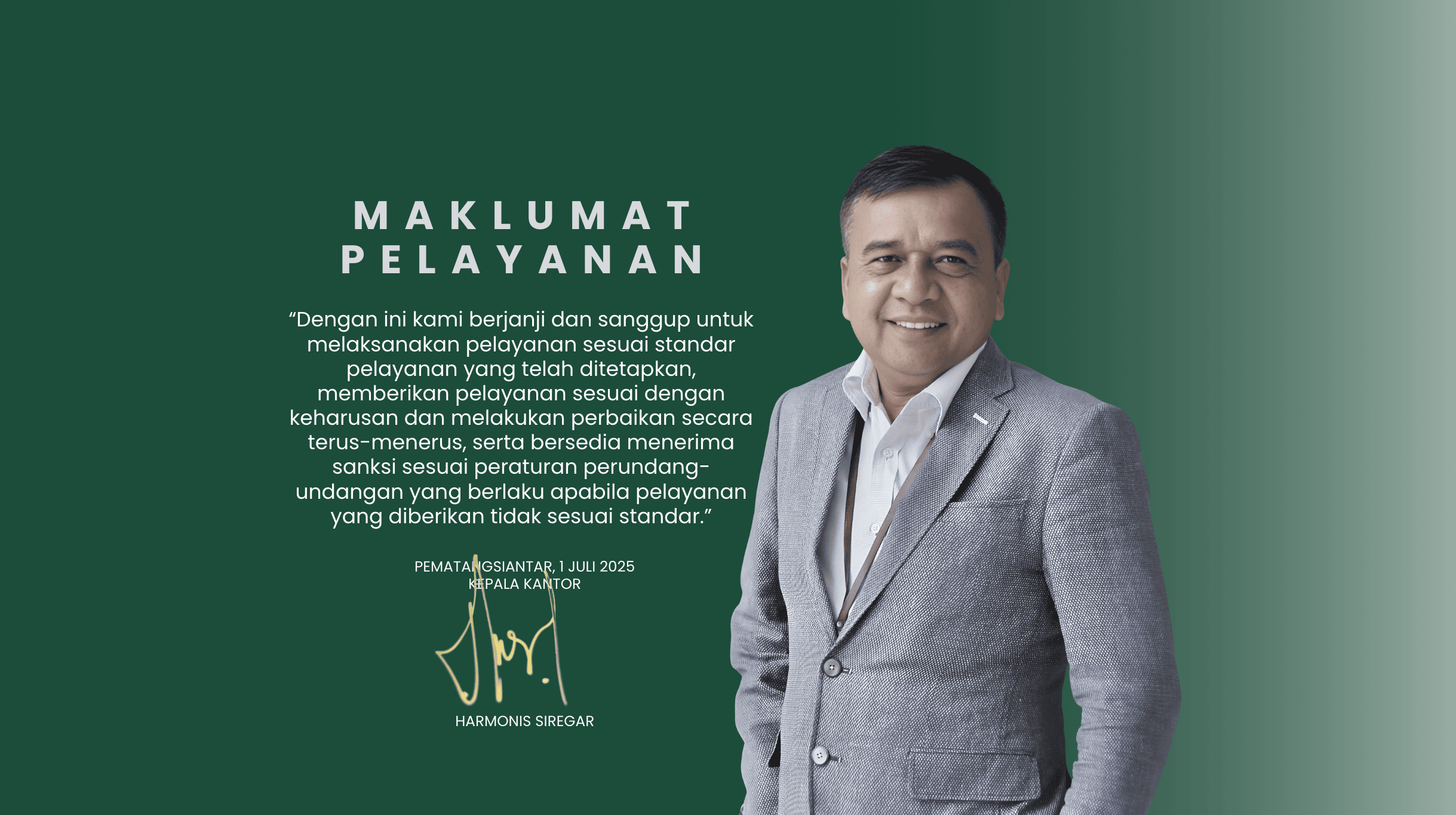 Maklumat Pelayanan