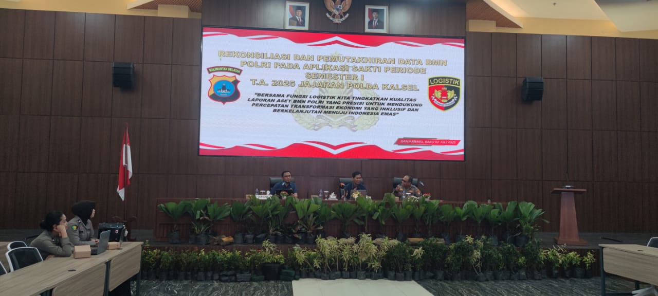 Sosialisasi Pengelolaan BMN di Polda Kalimantan Selatan