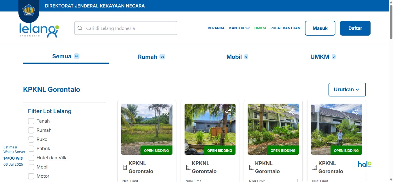Implementasi Aplikasi Portal Lelang Generasi 2 di Wilayah Kerja KPKNL Gorontalo 