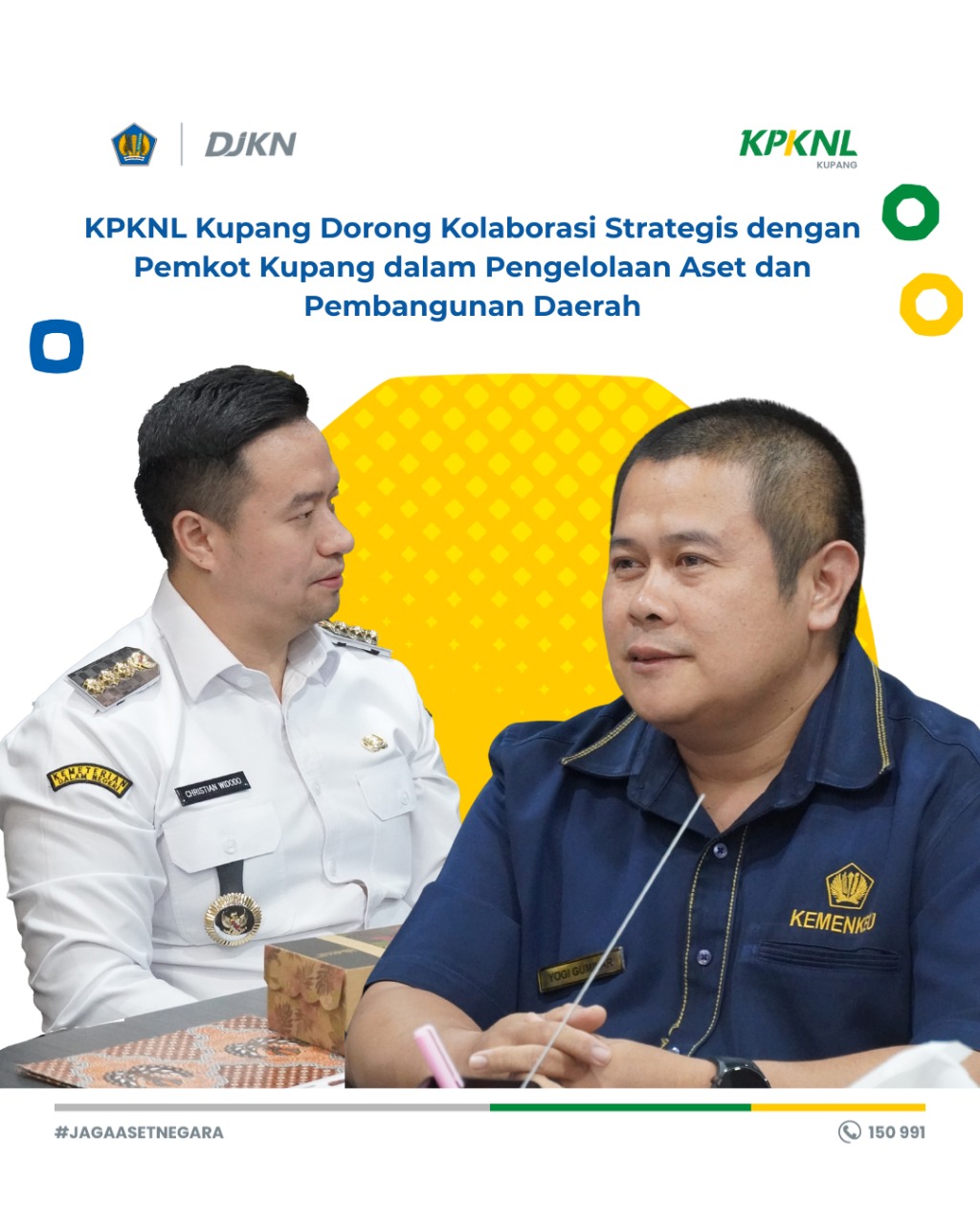 KPKNL Kupang Dorong Kolaborasi Strategis dengan Pemkot Kupang dalam Pengelolaan Aset dan Pembangunan Daerah