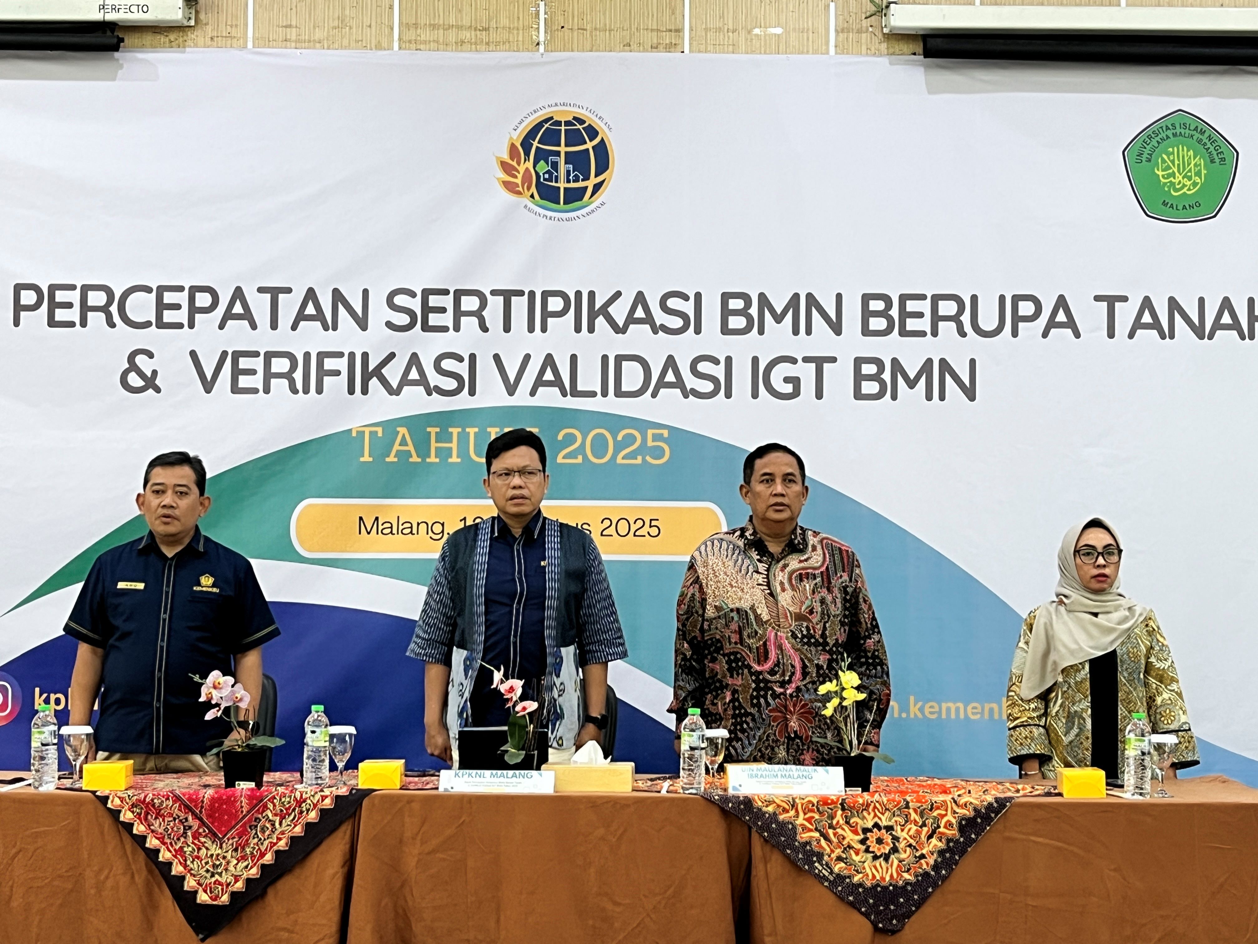 Rapat Koordinasi Sertifikasi dan IGT pada Satuan Kerja (Satker) Wilayah Malang Raya,