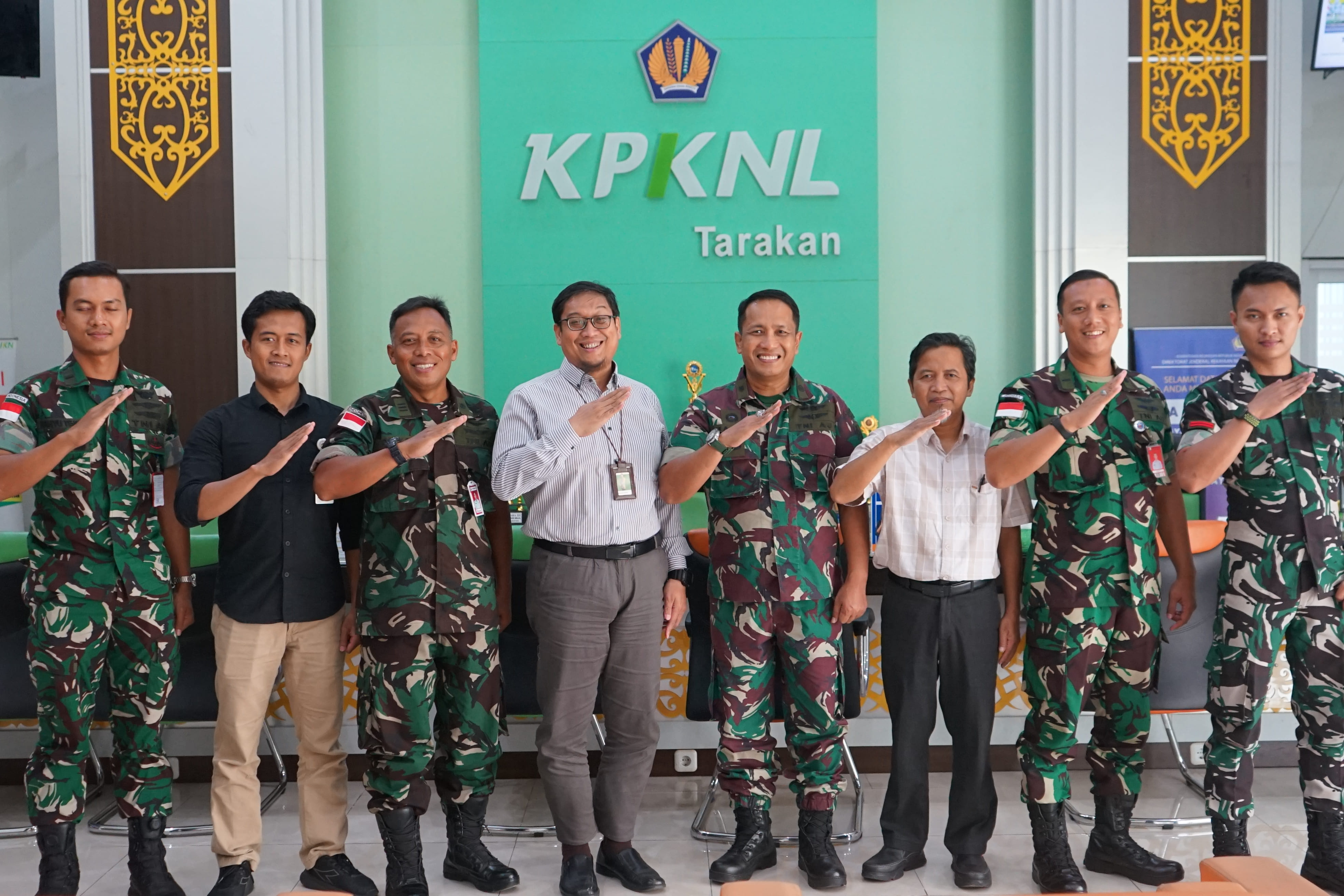 Tim Aset Mabes AU Melakukan Kunjungan Langsung Ke KPKNL Tarakan