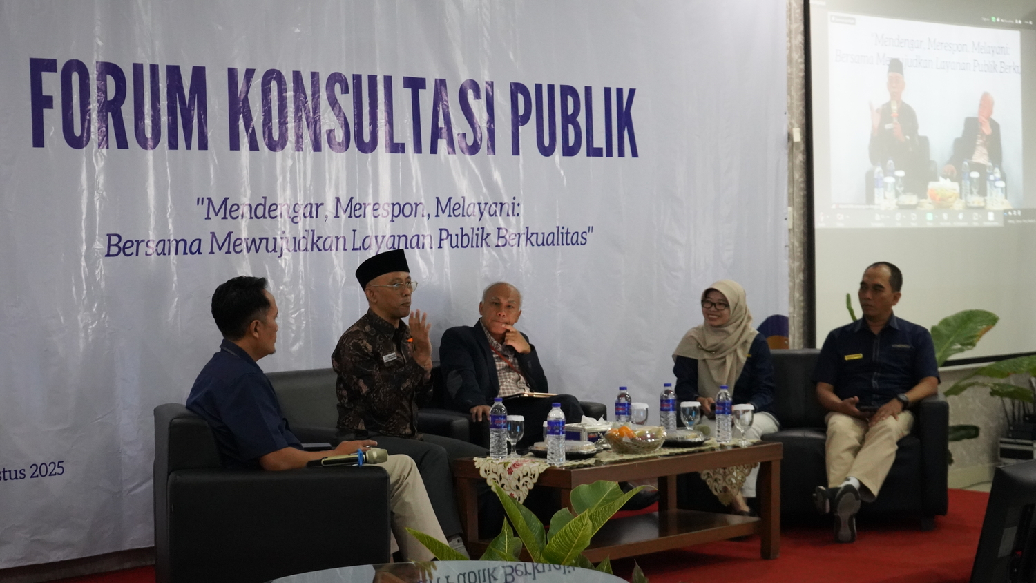 Forum Konsultasi Publik: "Mendengar, Merespon, dan Melayani: Transformasi Layanan Publik yang Partisipatif dan Berintegritas