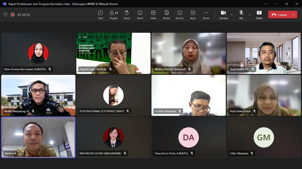 Kolaborasi Kemenkeu Dumai: Dari Lelang, Pajak, Pembiayaan hingga Ekspor untuk UMKM
