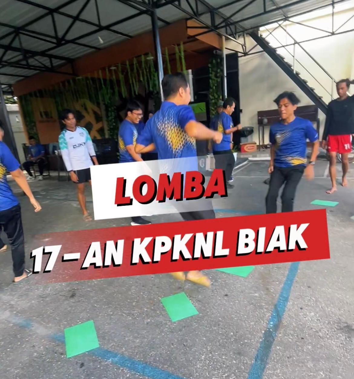Semarak Kemerdekaan di Kantor, Punggawa KPKNL Biak Beradu Kekompakan dalam Lomba 17-an