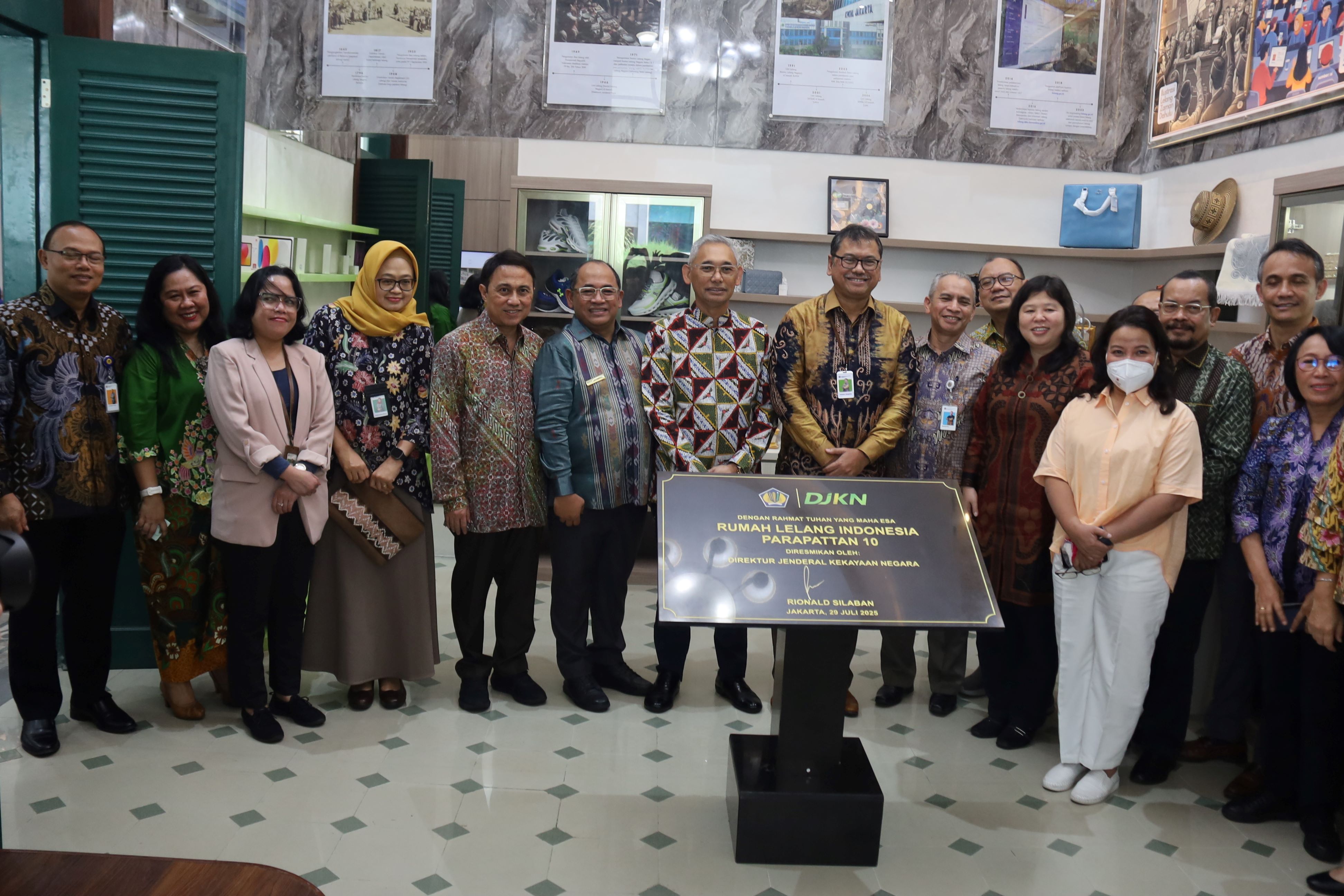 Peresmian Rumah Lelang Indonesia