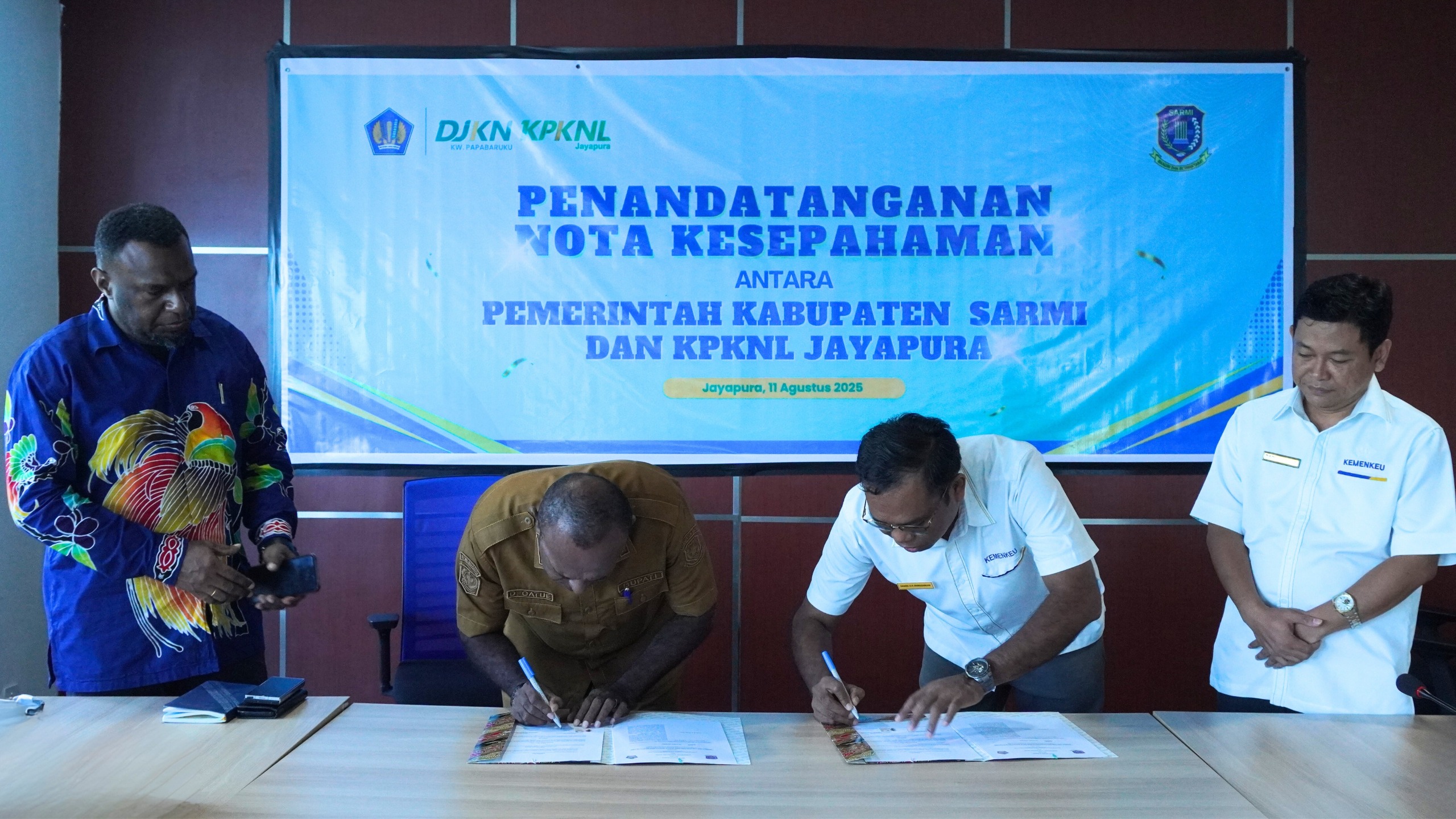 KPKNL Jayapura dan Pemkab Sarmi Jalin Kerja Sama, Dorong Peningkatan Pengelolaan Aset Daerah