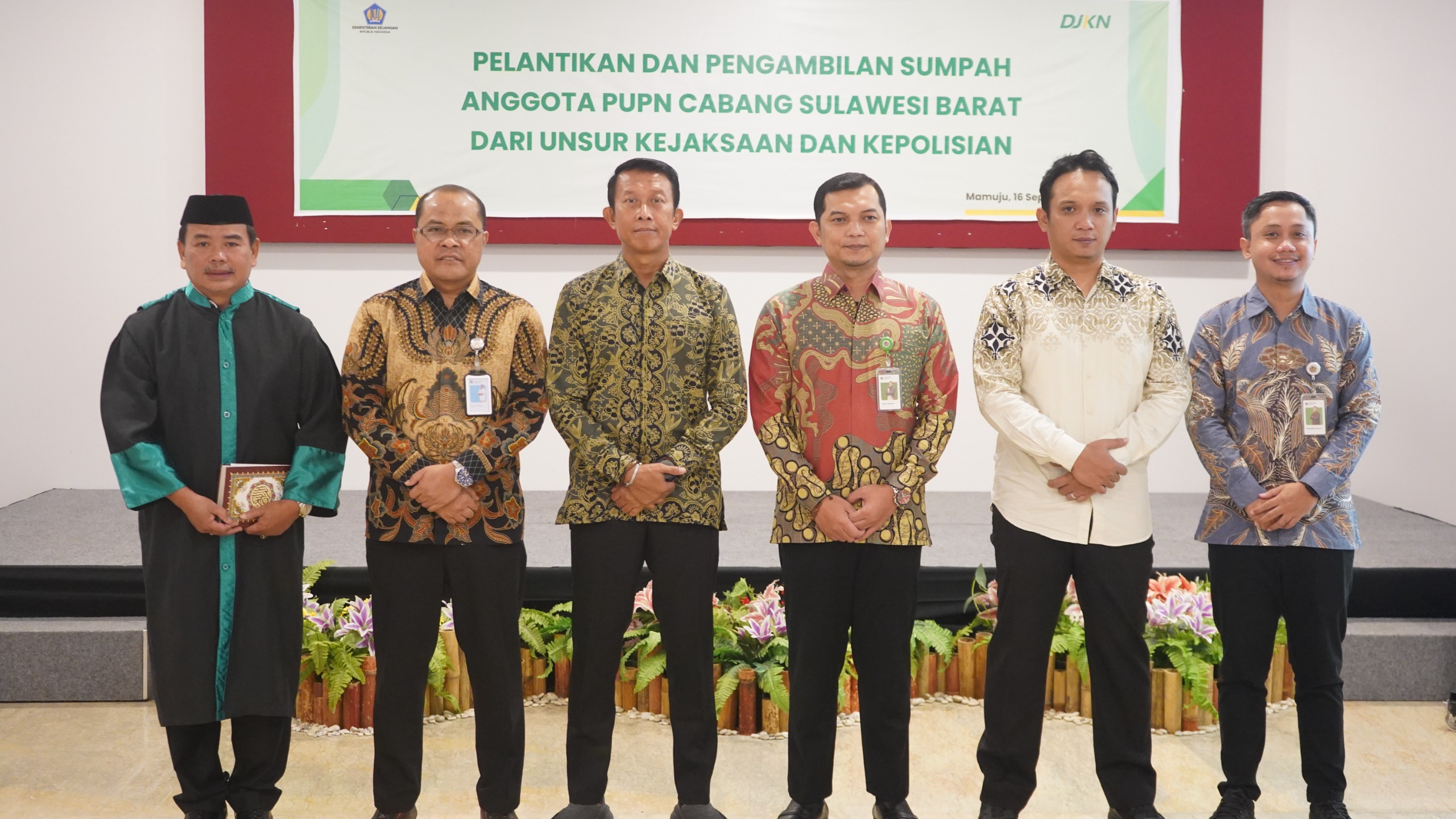 Sinergi Lintas Instansi: PUPN Cabang Sulawesi Barat Lantik Anggota dari Unsur Kejaksaan dan Kepolisian