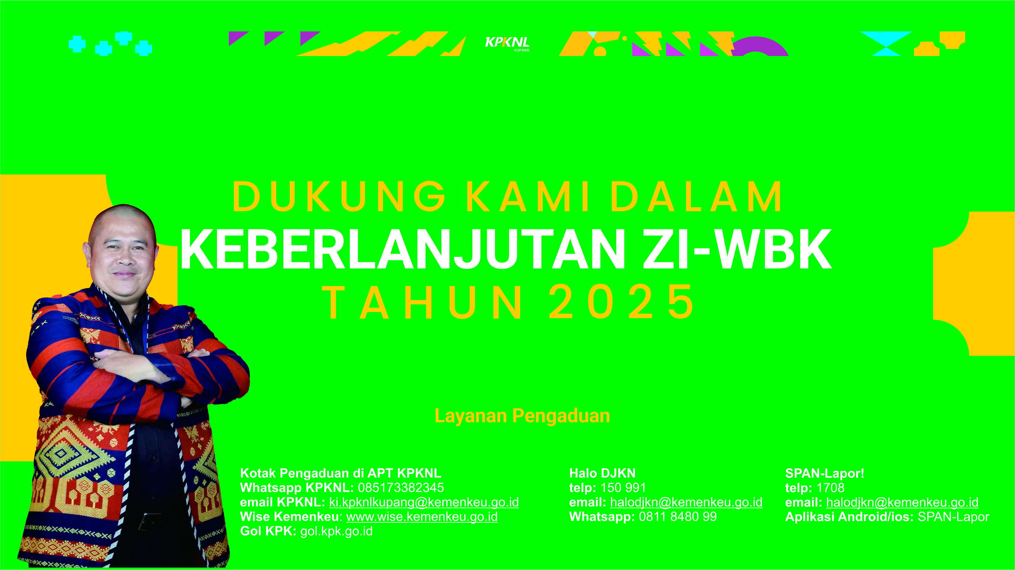 Dukung Kami dalam Keberlanjutan ZI-WBK Tahun 2025