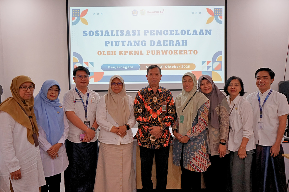 OPTIMALKAN PENGELOLAAN PIUTANG DAERAH, KPKNL PURWOKERTO SINERGI DENGAN PEMKAB BANJARNEGARA EDUKASI SATUAN KERJA