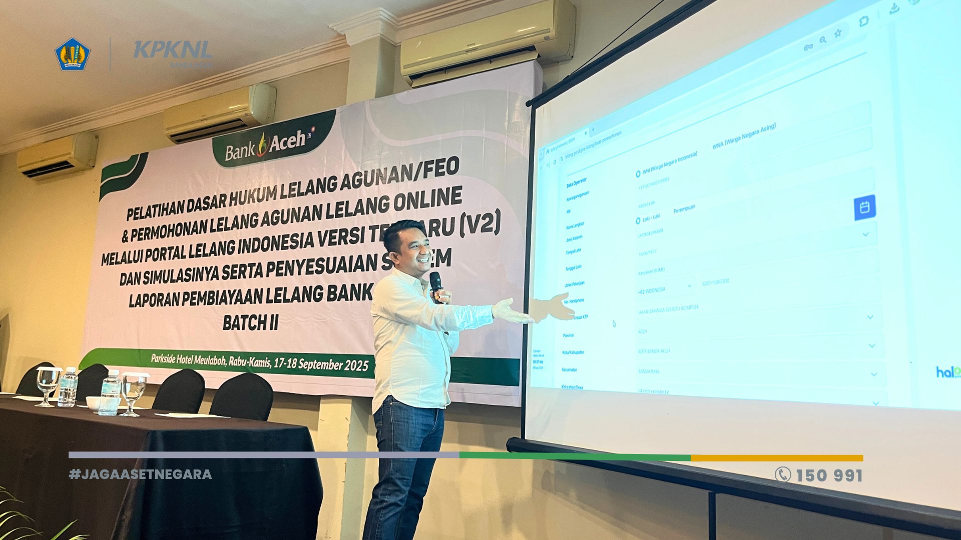 Bimtek Lelang Pasal 6 UUHT: KPKNL Banda Aceh Sinergi dengan Bank Aceh Perkuat Tata Kelola Lelang