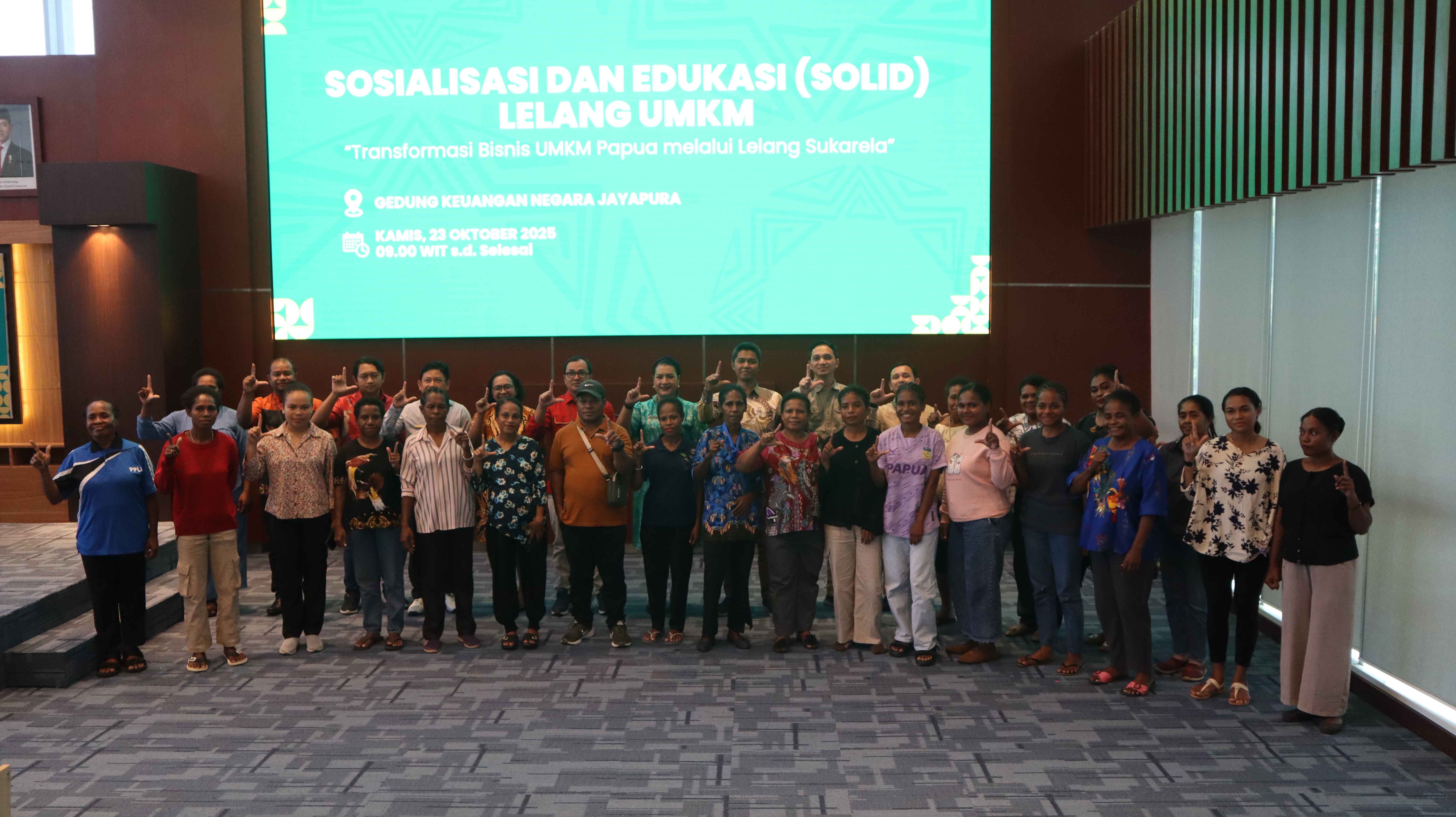 SOLID Lelang UMKM: Transformasi Bisnis UMKM Papua melalui Lelang Sukarela Sebagai Sarana Baru Tingkatkan Daya Saing