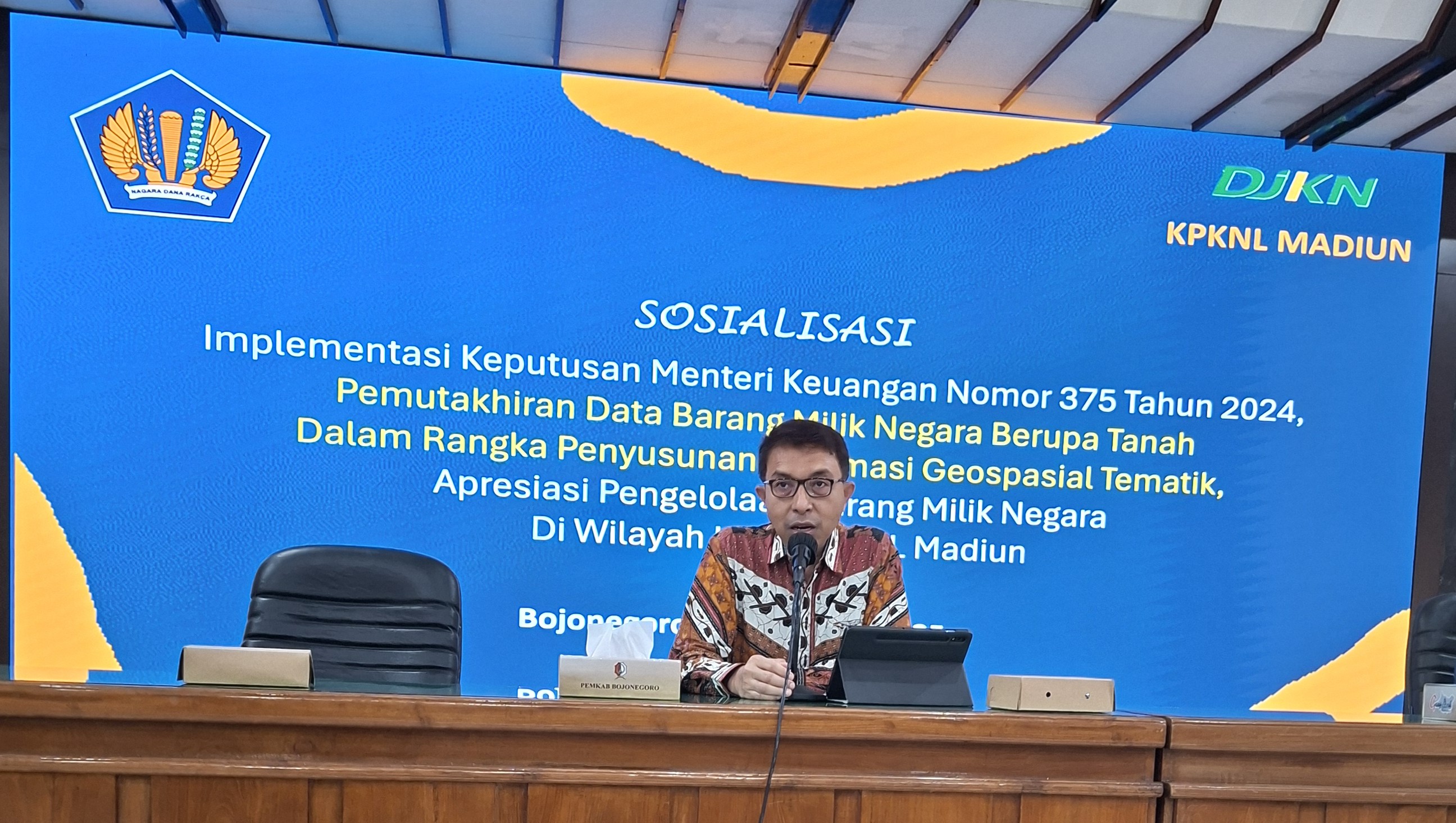 Sosialisasi Implementasi KMK Nomor 375 Tahun 2024, Pemutakhiran Data BMN Tanah (IGT) dan Apresiasi Pengelolaan BMN