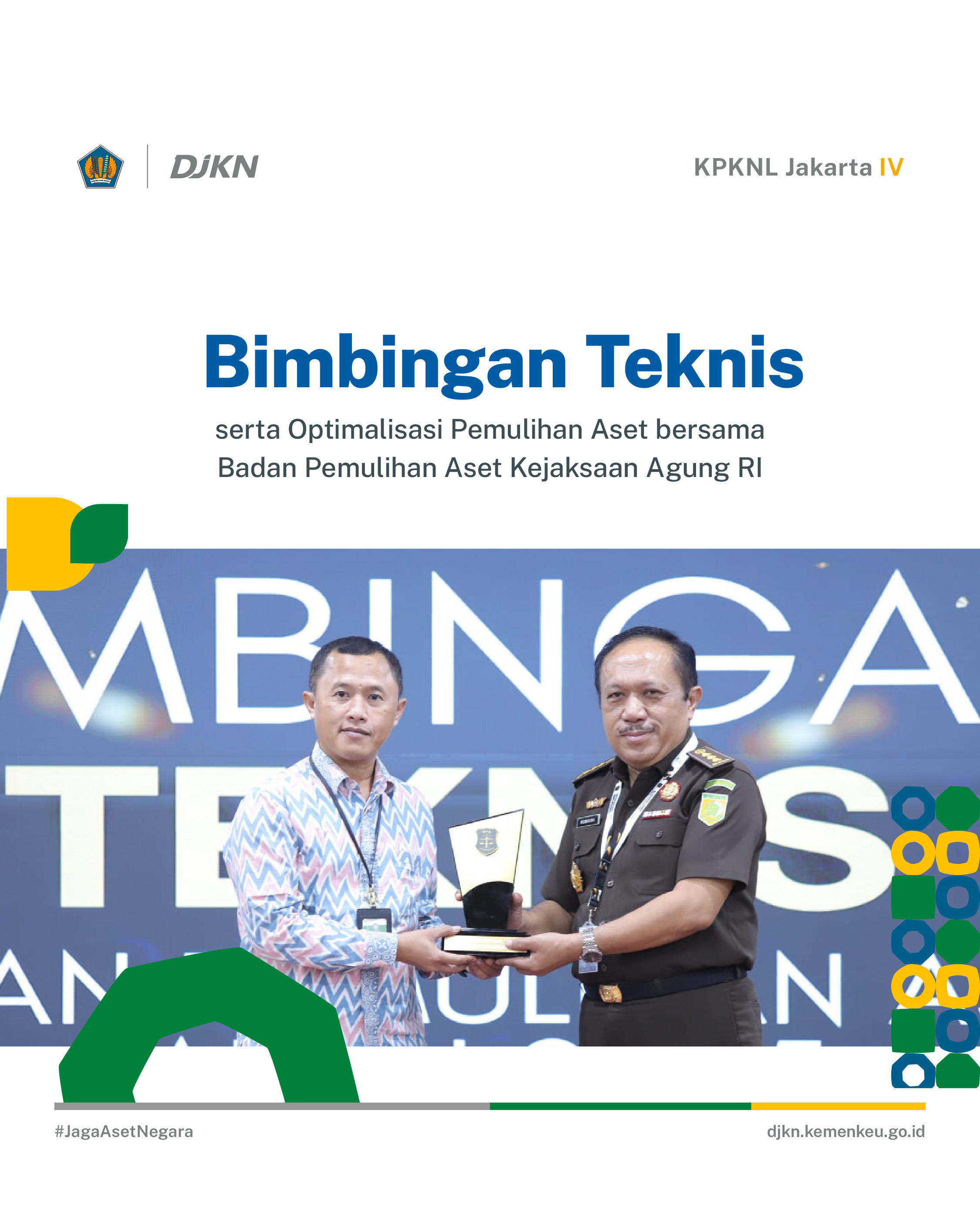 Optimalisasi Pemulihan Aset, KPKNL Jakarta IV Kolaborasi dengan Badan Pemulihan Aset Kejaksaan Agung