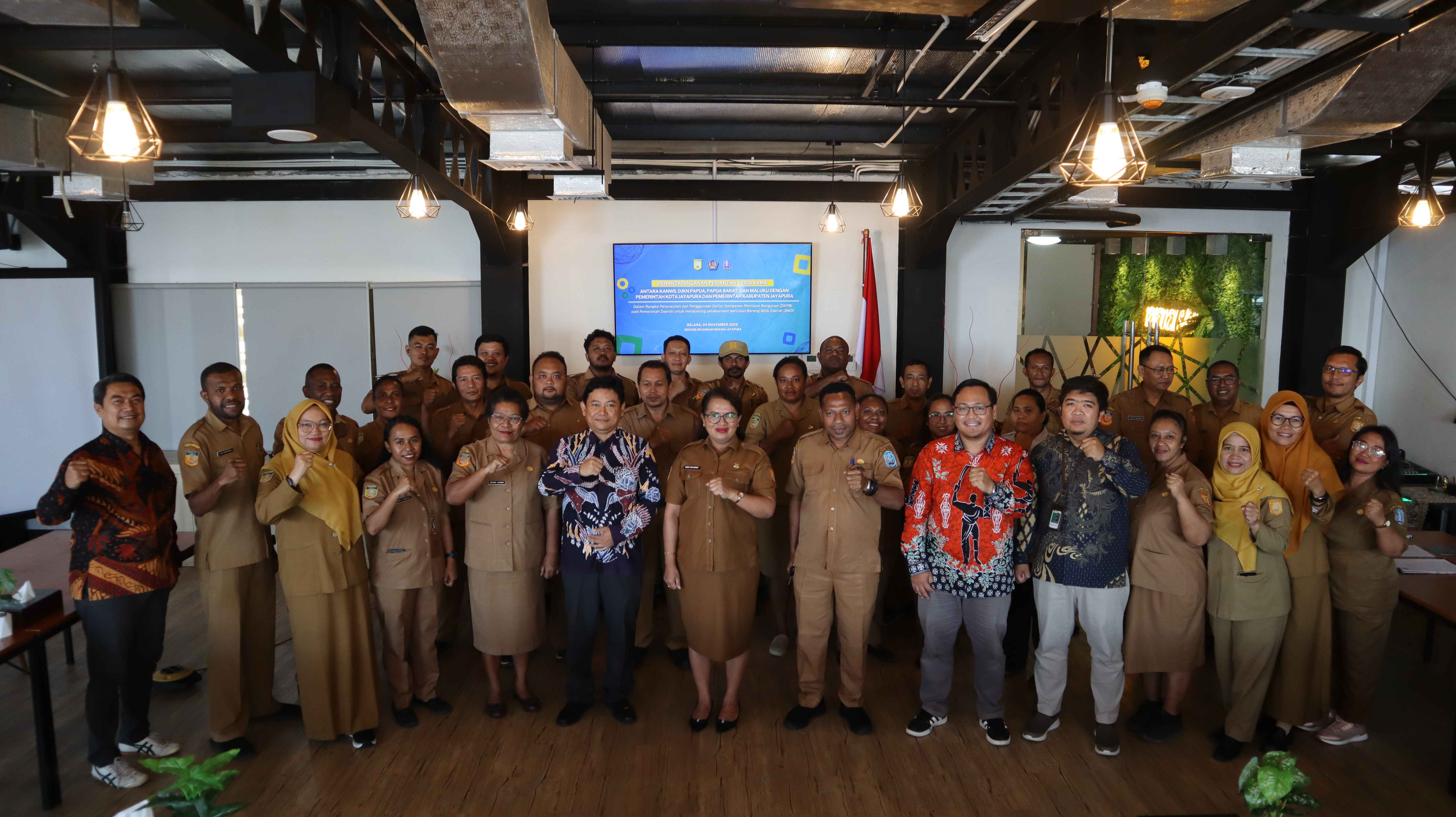 Sinergi antara DJKN, Pemkot Jayapura, dan Pemkab Jayapura untuk Perkuat Pengelolaan Barang Milik Daerah