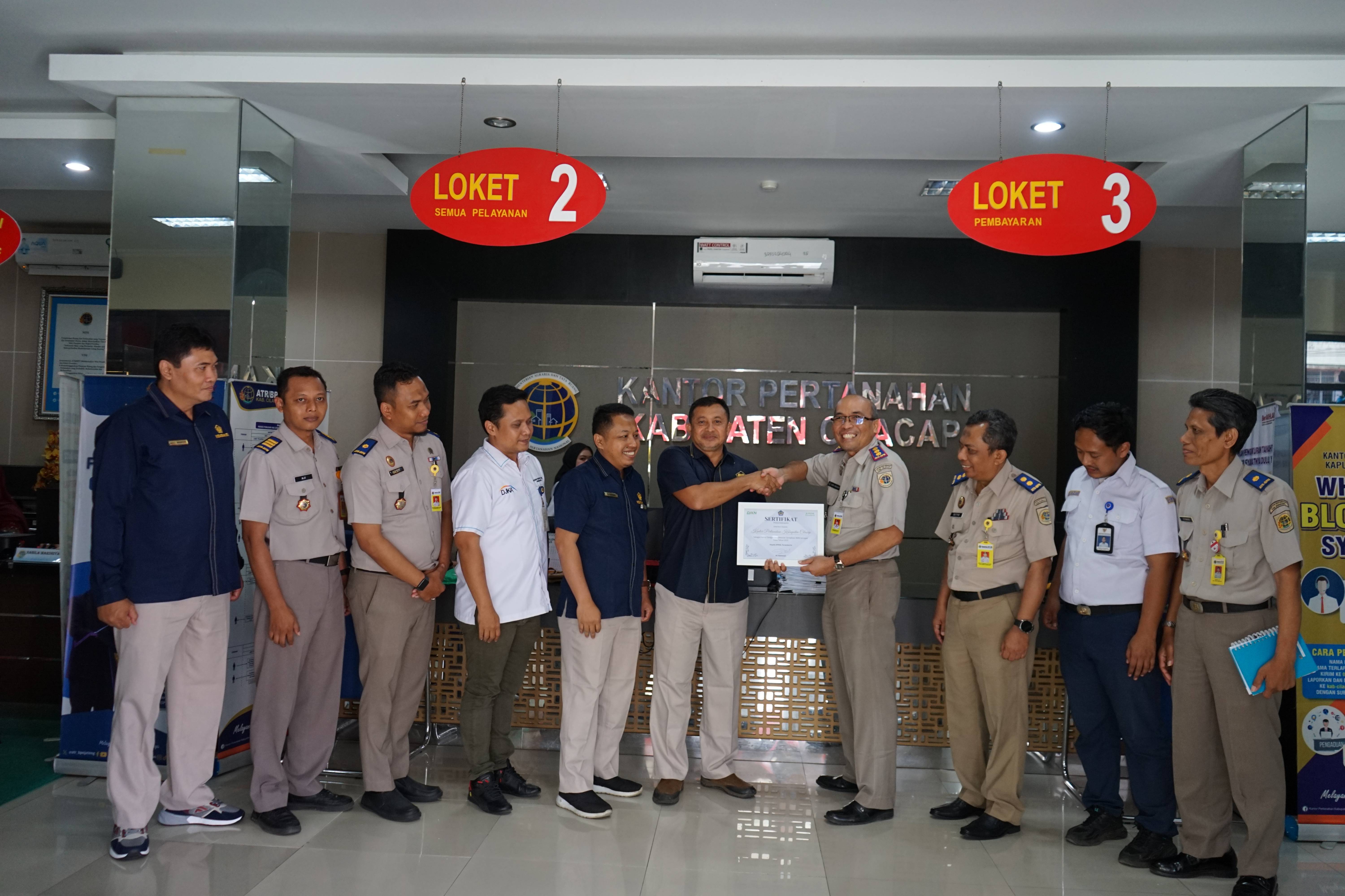 Peringati Hari Agraria dan Tata Ruang, KPKNL Purwokerto Melakukan Kunjungan ke Kantor Pertanahan