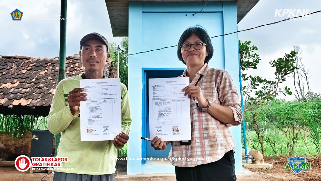 Kelompok Tani Desa Karangrejek Terima Bantuan Sumur Bor dari Panitia Natal Kemenkeu 2025