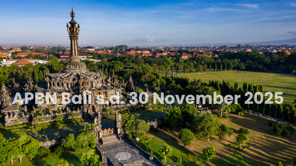 Press Release: Realisasi APBN di Provinsi Bali s.d. 30 November 2025