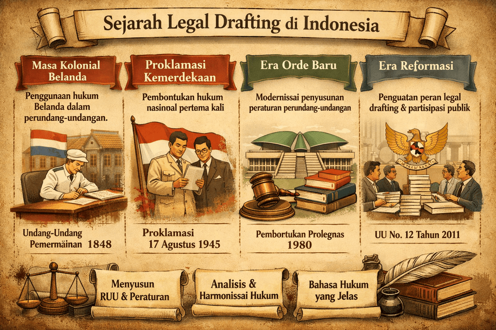 Sejarah Legal Drafting di Indonesia