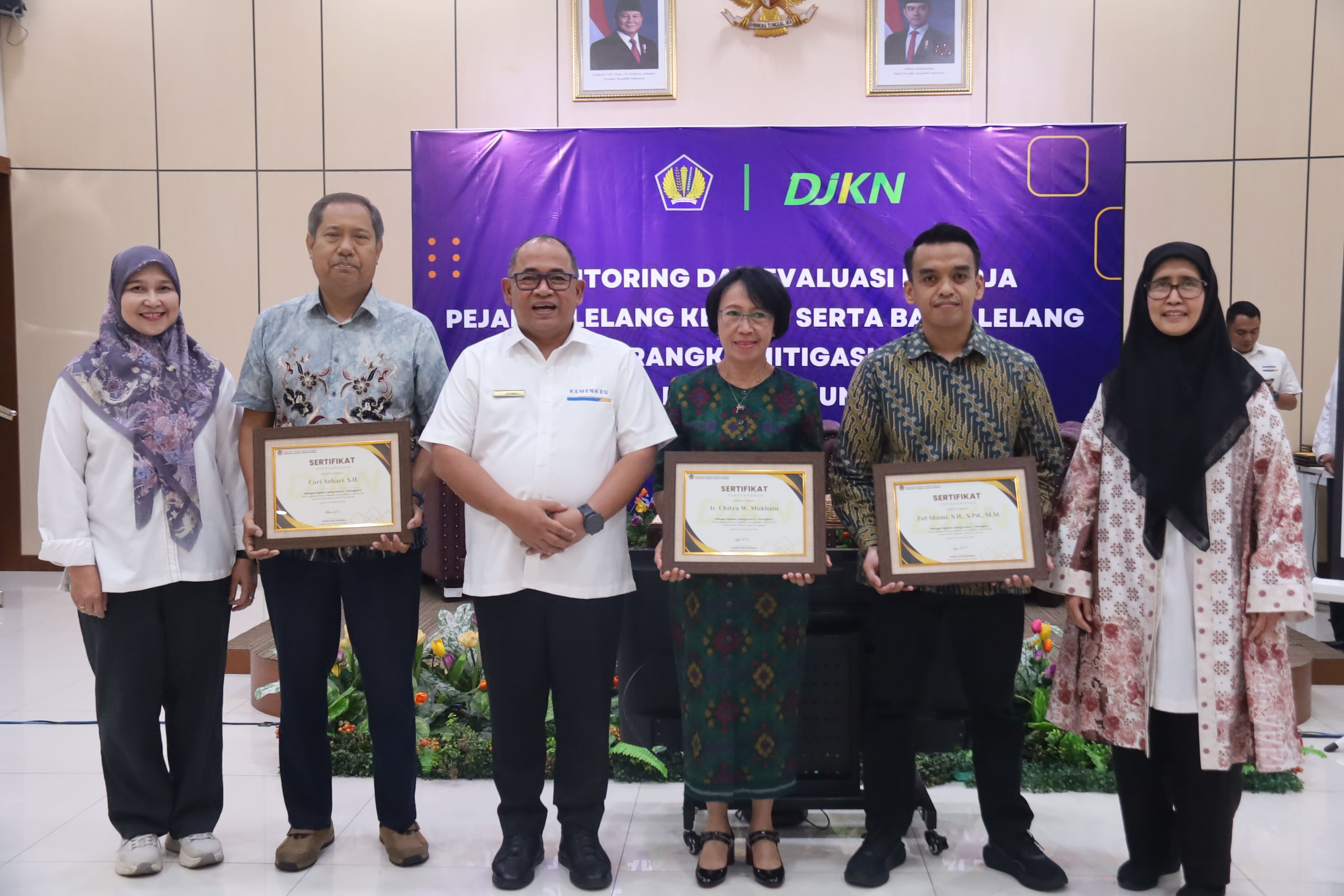 Monitoring dan Evaluasi Pejabat Lelang Kelas II dan Balai Lelang