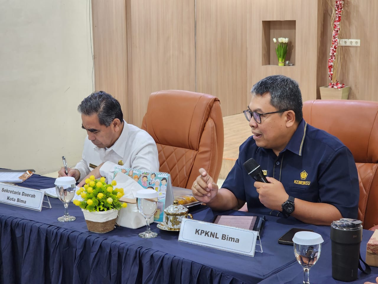 KPKNL Bima Bersama Pemerintah Kota Bima Bersinergi Selenggarakan Koordinasi Pengamanan Aset Daerah