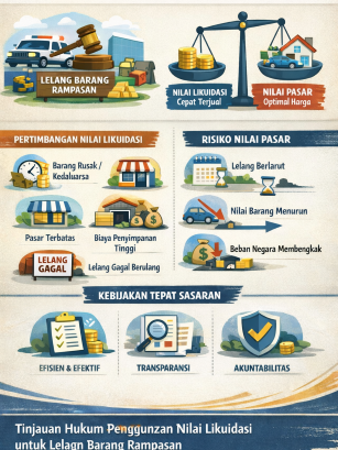 Tinjauan Hukum Penggunaan Nilai Likuidasi untuk Lelang Barang Rampasan