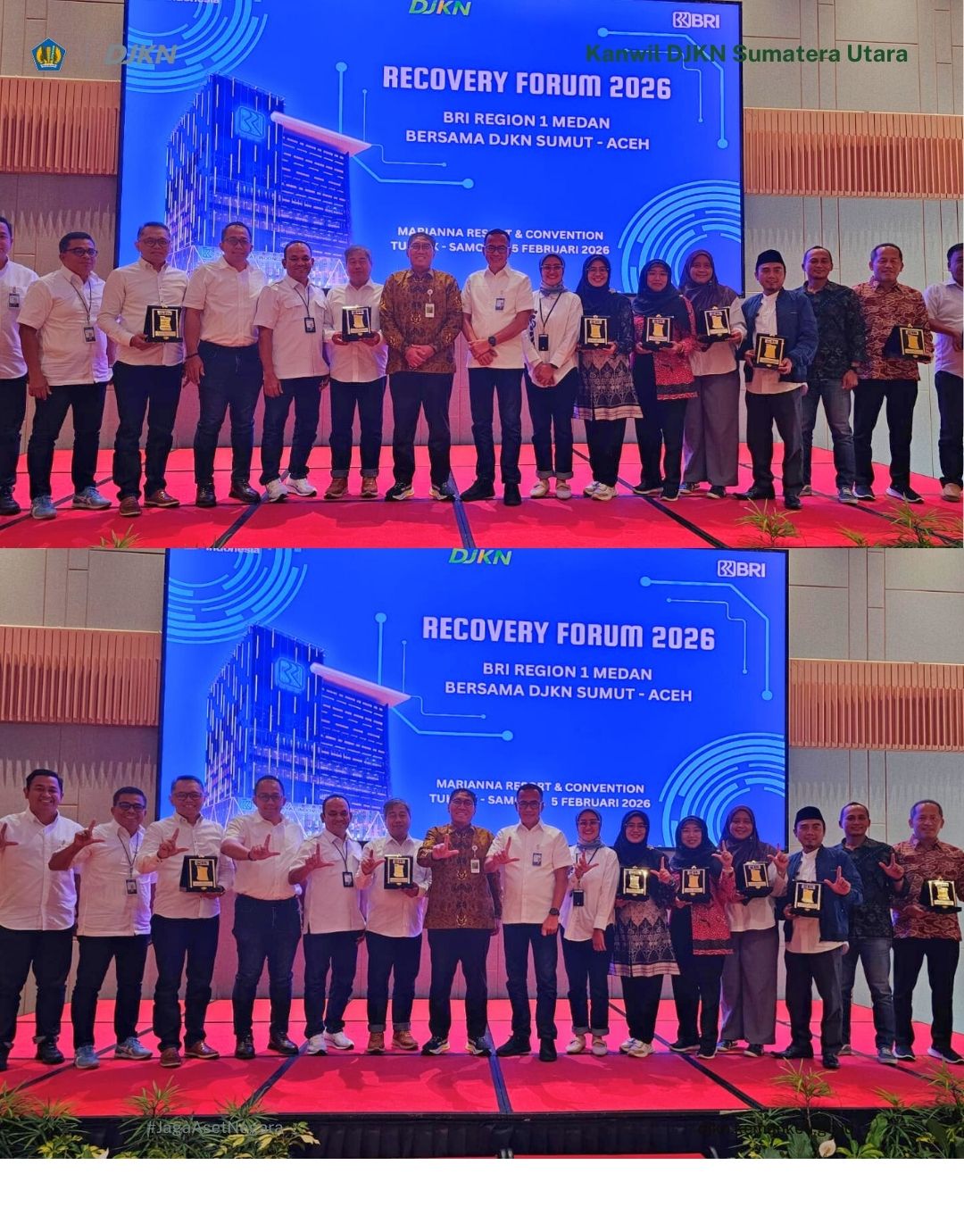 Kanwil DJKN Sumatera Utara Ikuti Undangan Recovery Forum BRI Region 1 Medan bersama DJKN Sumatera Utara &ndash; Aceh