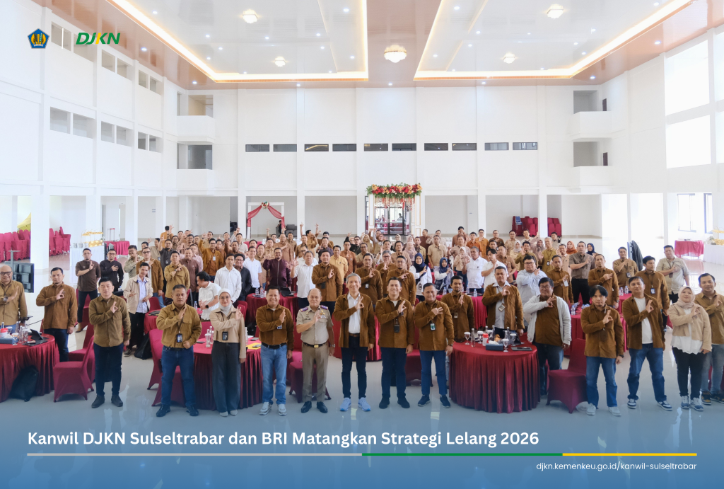 Kanwil DJKN Sulseltrabar dan BRI Matangkan Strategi Lelang 2026