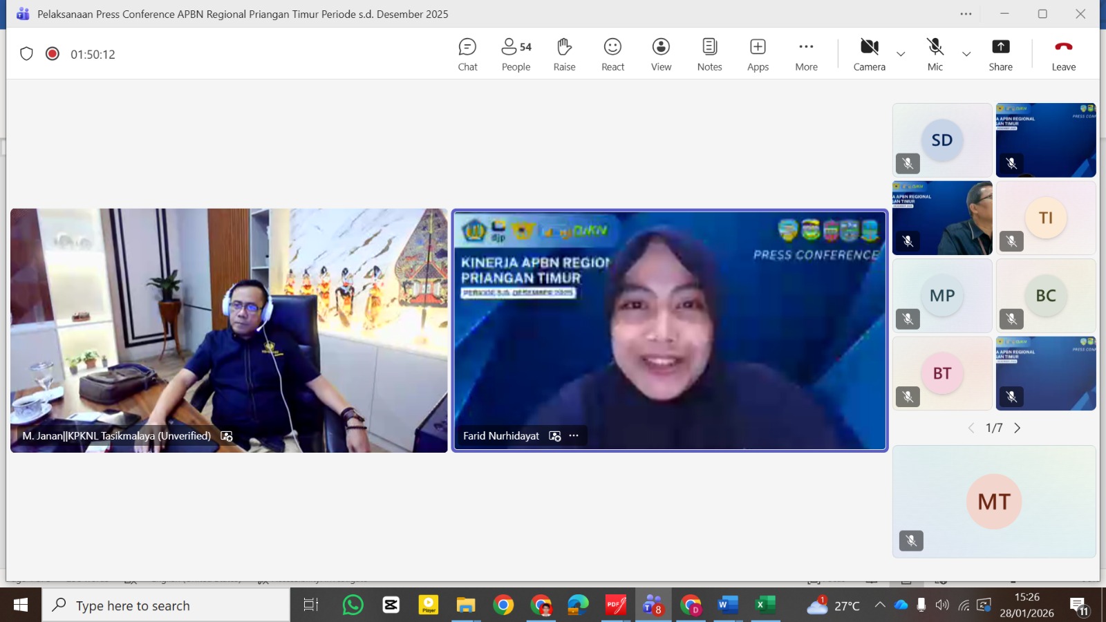 Press Release APBN Realisasi s.d. 31 Desember 2025