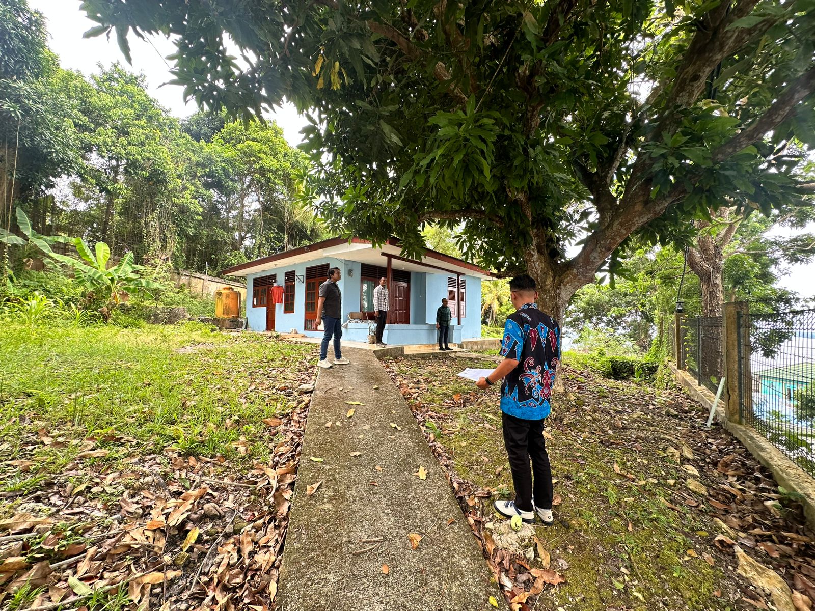 Koordinasi Teknis dan Peninjauan Lapangan BMN Tanah Terindikasi Idle pada Kantor Pelayanan Perbendaharaan Negara Tipe A2 Fakfak