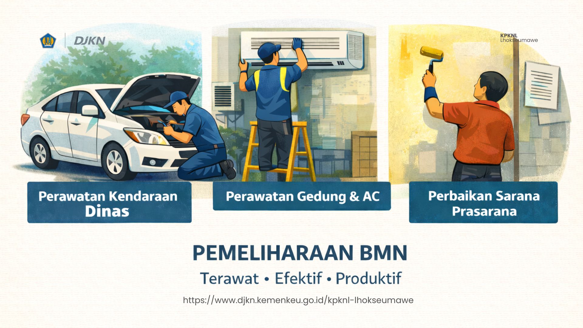 Pemeliharaan BMN: Investasi Negara untuk Kinerja Aset dan Layanan Publik Berkualitas