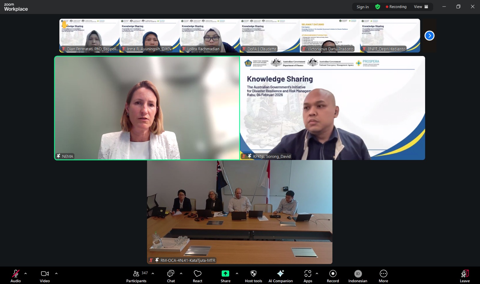 Penguatan Pengelolaan Risiko Bencana Aset Negara oleh DJKN melalui Pembelajaran dari Australia