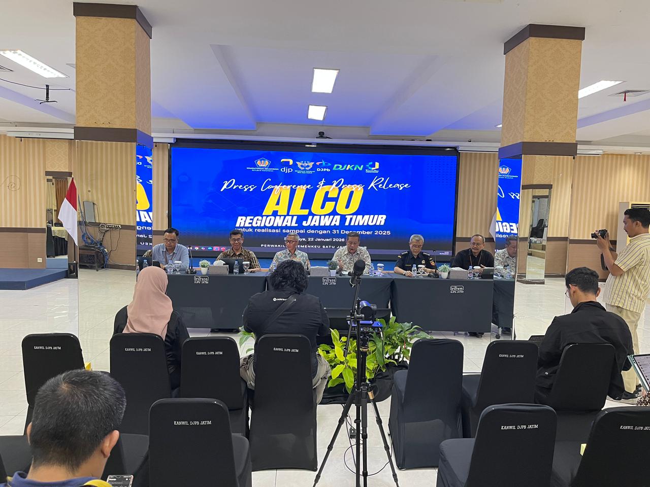Press Conference ALCo Regional Jawa Timur Realisasi s.d 31 Desember 2025.