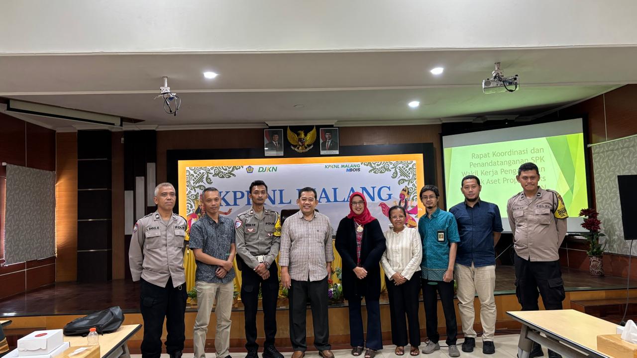 KPKNL Malang Sinergi POLRI (Bhabinkamtibmas) Jaga Aset Negara di Malang Raya dan  Blitar 