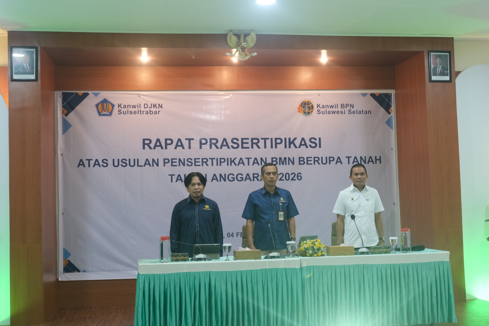 Akselerasi Target 2026, KPKNL Parepare dan Kantah Bahas Pra-Sertipikasi BMN Tanah