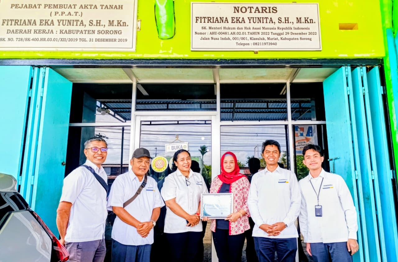 Perkuat Sinergi, Kantor Wilayah DJKN Papua, Papua Barat, dan Maluku Kunjungi Pejabat Lelang Kelas II di Sorong