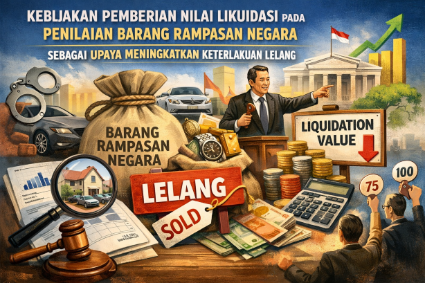 Kebijakan Pemberian Nilai Likuidasi pada Penilaian Barang Rampasan Negara sebagai  Upaya Meningkatkan Keterlakuan Lelang