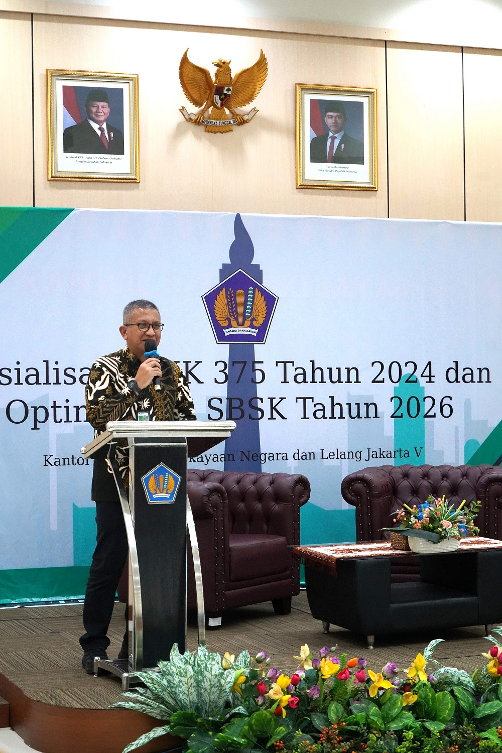 Sosialisasi KMK 375 Tahun 2024 dan Optimalisasi SBSK BMN