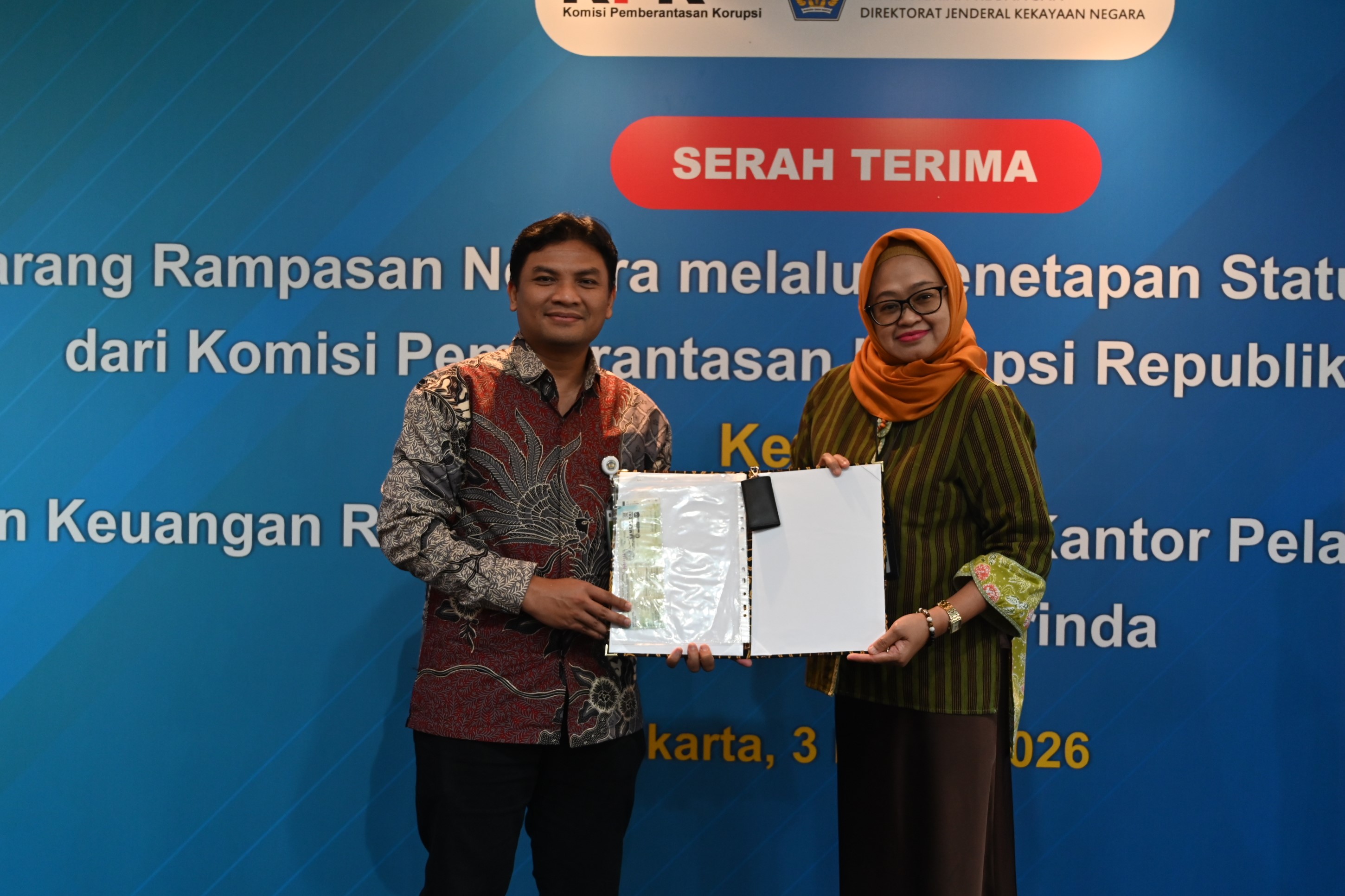 KPKNL Samarinda Terima BMN Eks Rampasan Negara, Perkuat Komitmen Tata Kelola Aset yang Akuntabel