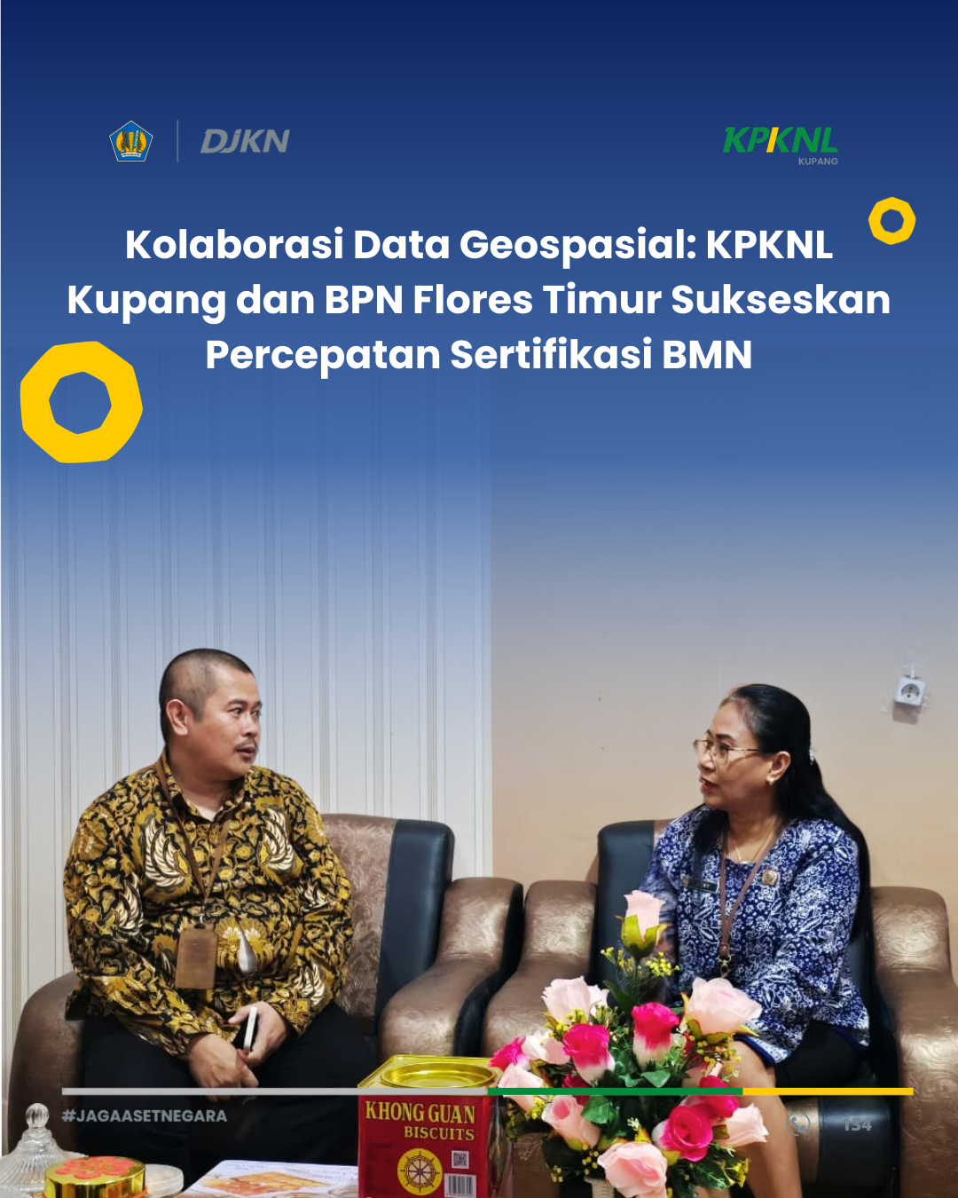 Kolaborasi Data Geospasial: KPKNL Kupang dan BPN Flores Timur Sukseskan Percapatan Sertifikasi BMN